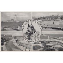 Whitley Bay Paddling Pool Panama Dip War Memorial 1960s RPC Postcard