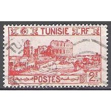 Tunisie 1934 Michel 204 O Cote (2005) 0.50 € Amphithéâtre d'El Jem Cachet rond