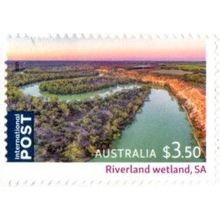 Australia 2021 $3-50 Value. Rivereland Wetland. SA. Unfranked On Piece