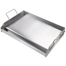 Stove Top Griddle, 23.5"x16" Pre-Seasoned Stainless Steel Griddle, Rectangul...