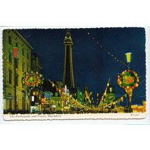 Promenade and Tower Blackpool Postcard 4307