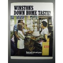 1971 Winston Cigarette Ad - Down Home Taste