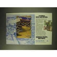 1989 Georgia-Pacific Nails Ad - G-P Nails: Basic and Beyond