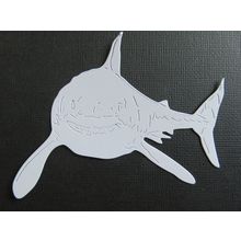 6 x Sally Anson Die Cuts Great White Shark