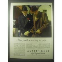 1954 Austin Reed Overcoats Ad - What you'll be wearing in 1957