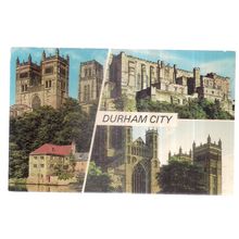 DURHAM CITY, multiview unused postcard by Colourmaster =