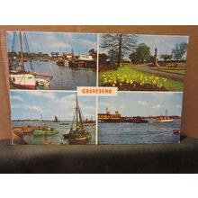 multiview, GRAVESEND, KENT. unused postcard by C G Williams Ltd =