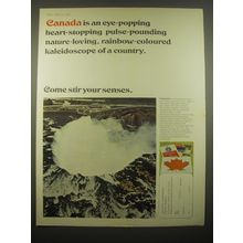 1966 Canada Tourism Ad - Canada is an eye-popping heart-stopping pulse-pounding