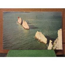 THE NEEDLES, ISLE OF WIGHT used postcard by Dean & Co 1973 pm =