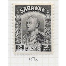 SARAWAK 1934 2c BLACK SG107a 107a SG MINT MH this is the a no, 107 is green