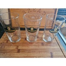 3 x Theakston Glasses