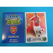 Carlos Vela - Arsenal - Match Attax 2008/09 Football Card