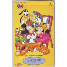 Walt Disney Dai-Ichi Life V3 Japan NTT Phone Card