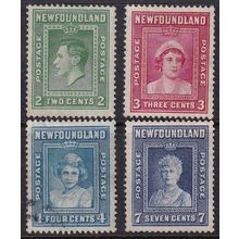 Newfoundland - Canada 1953 SG 268-71 Used - Royalty (C-833 (20))