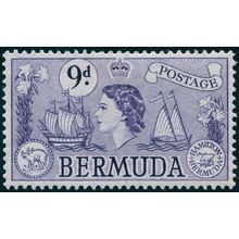 Bermuda 1958 9d violet SG143b unused