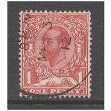 SG327 1d Red.Fine Used.14h1