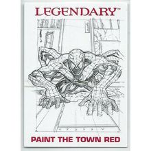 LEGENDARY SPIDER-MAN expansion set ' PROMO ' card ( 2014)