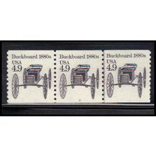 2124 4.9c Buckboard Very Fine MNH Dry Gum PNC 3/3 PA2559