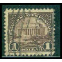 Used 571 $1 Lincoln Memorial Average Plus M09505