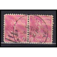 Used 814 9c William Harrison (2) Fine Philad Pa. 4A E1526