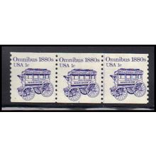 1897 1c Omnibus Very Fine MNH Dry Gum PNC 1/3 KA9358