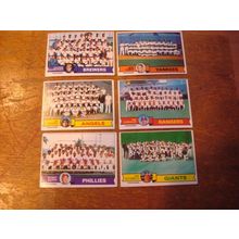 1979 Topps, 6-Team Cards, YANKEES, #'s 112, 356, 424, 499, 577, 626 (checked)