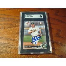 2017 Bowman Draft, Graded Certified Autograph, AUSTIN BECK, Athletics