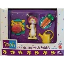 Mattel Gardening with Rabbit - Pooh Collectible Figure & Accessories