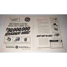 1950 General Electric Ad - Replacement Market