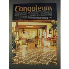 1977 Congoleum Floor Ad - Seamless Flooring