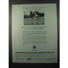2000 TIAA-CREF Investments Ad - Hurdles to Success
