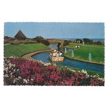 THE WATERWAYS, GT. YARMOUTH, NORFOLK used vintage postcard 1962 pm =