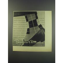 1956 Bernhard Altmann Argyle Socks Advertisment