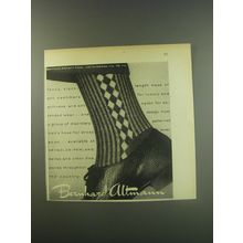 1956 Bernhard Altmann Cashmere Socks Advertisement