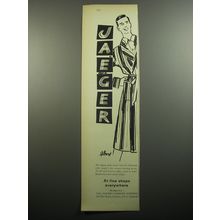 1957 Jaeger Dressing Gown Ad - At fine shops everywhere