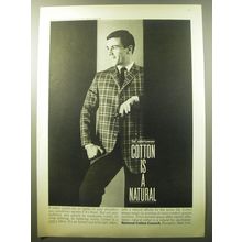1960 Natural Cotton Council Advertisement - For sportswear cotton is a natural