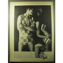 1960 Natural Cotton Council Advertisement - Puritan, Cole of California swimwear