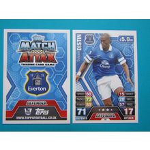 96. Sylvain Distin - Everton - Match Attax 2013/14 Football Card EF1