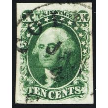 13, Used 10¢ XF GEM - With Graded 90 PSAG Certificate * Stuart Katz