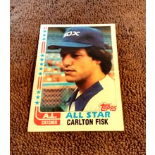 1982 Topps Carlton Fisk 554 All Star Catcher EX/MT Shape HOF No Creases (CJ)