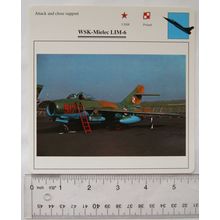 WSK Mielec LIM 6 - USSR, Poland - Attack & Close Support - Collectors Club Card