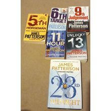 6 X James Patterson Women’s Murder Club Paperback Hard Books (Bundle, Job Lot)