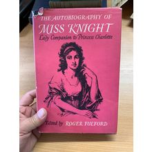 1960 1ST EDITION "THE AUTOBIOGRAPHY OF MISS KNIGHT" HARDBACK BOOK (P4)