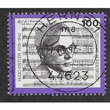 GER 1992 100pf 'HUGO DISTLER' FINE USED (EBID54-538)