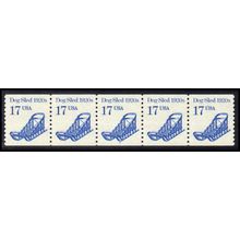2135 17c Dog Sled Very Fine MNH Dry Gum PNC 2/5 Z5175
