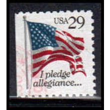 Used 2593 29c U.S. Flag Fine BPS W2742
