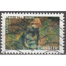 France 2006 Michel 4034IAA O Cote (2008) 1.10 € Camille Pissarro La bergère