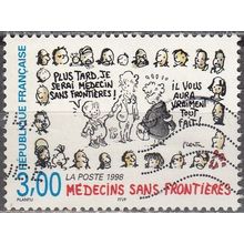 France 1998 Michel 3348 O Cote (2008) 1.00 € Médecins sans Frontières