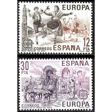 España. 1981. Mi # 2498 / 99. EUROPA Cept. Jota Aragonesa. Romeria del Rocio