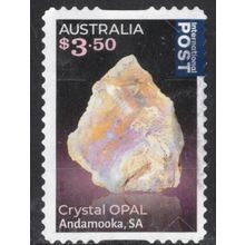 AUSTRALIA: 2025, $3.50 CRYSTAL OPAL, USED SELF-ADHESIVE INTERNATIONAL. 384/5 +